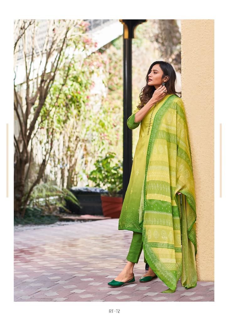 Varsha Ehrum Ritisha Satin Cotton Digital Printed Festive Wear Salwar Suits