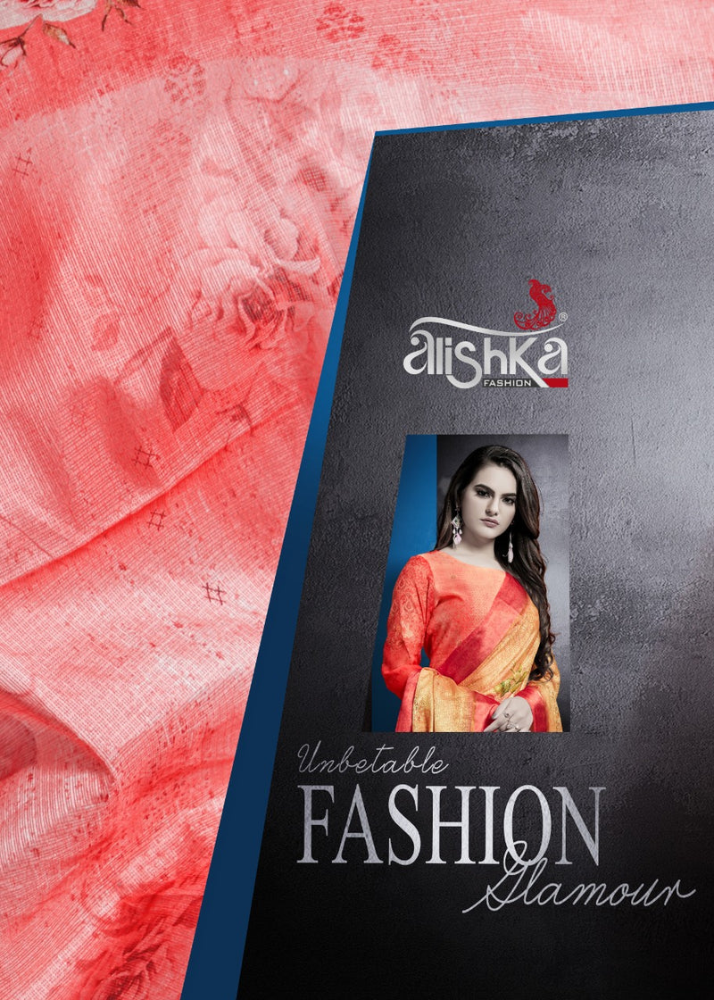 Alishka Fashion Rivaaz With Digital Prints Kurti With Dupatta In Silk Jacqurad