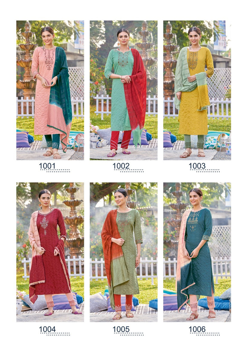 Koodee Fashion Riya Vol 3 Viscose Embroidered Designer Party Wear Salwar Kameez