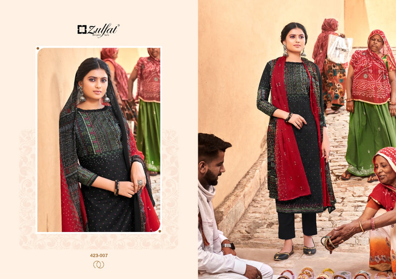 Zulfat Designer Suits Riyasat Cotton Digital Printed Party Wear Salwar Suits