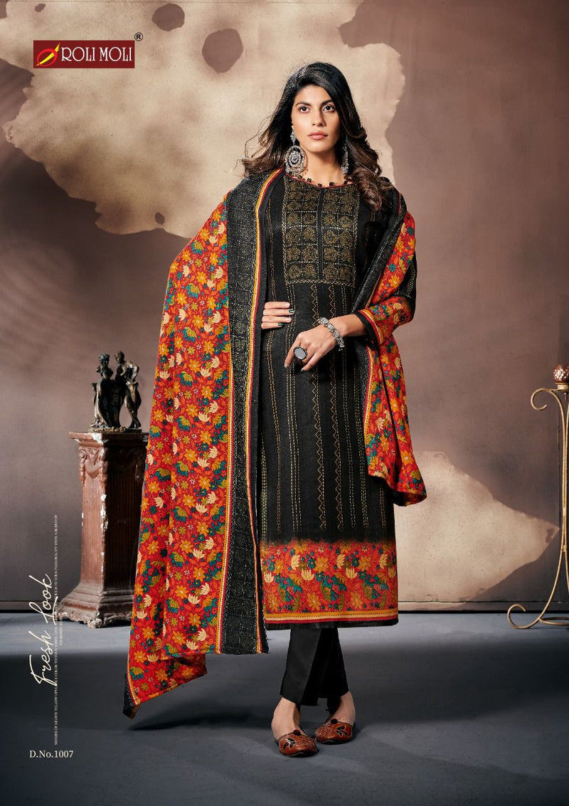Roli Moli Gulnar Parampara Silk Causal Wear Salwar suits