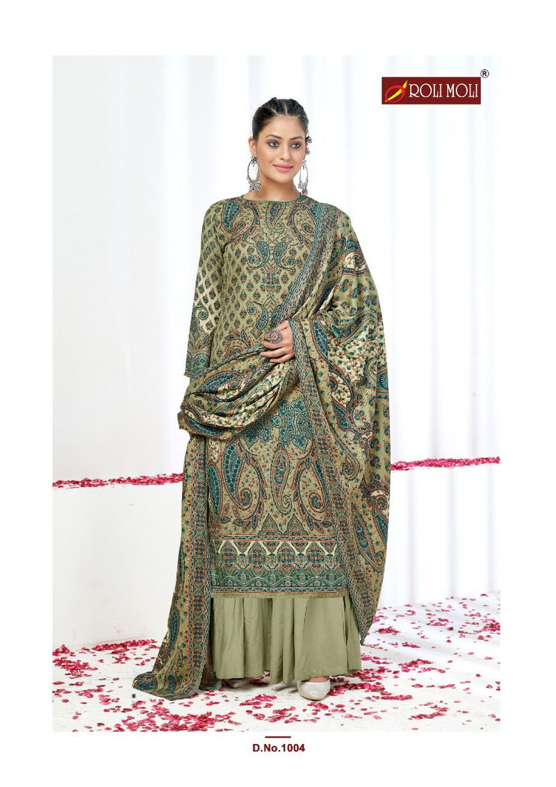 Roli Moli Elite Pashmina Jacquard Exclusive Disigner Print Salwar Suit