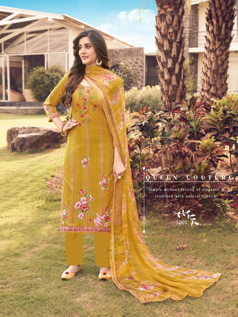 Roli Moli Creation Zarina Digital Style Print With Exclusive Embroidery Work Salwar Suits