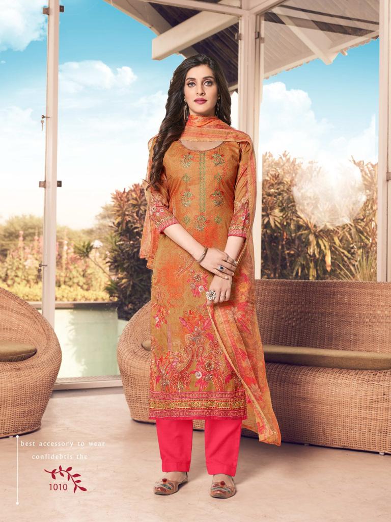 Roli Moli Creation Zarina Digital Style Print With Exclusive Embroidery Work Salwar Suits