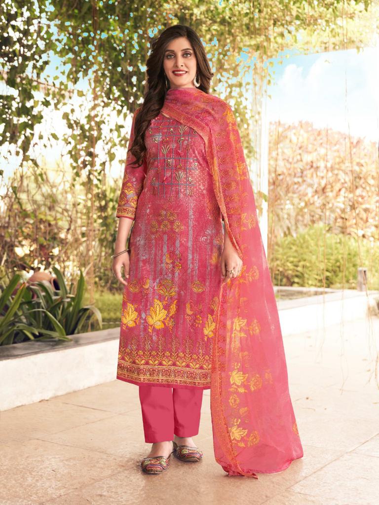 Roli Moli Creation Zarina Digital Style Print With Exclusive Embroidery Work Salwar Suits