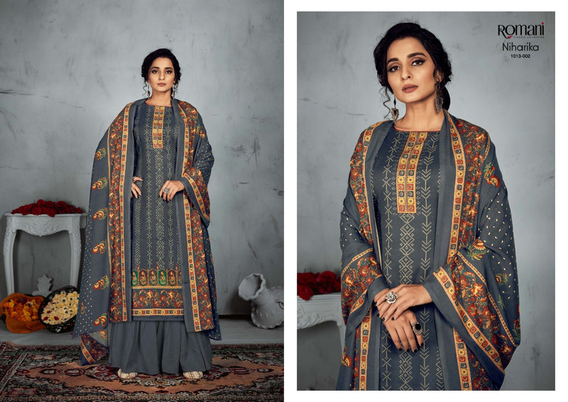 Romani Niharika Soft Cotton Printed Party Wear Salwar Kameez