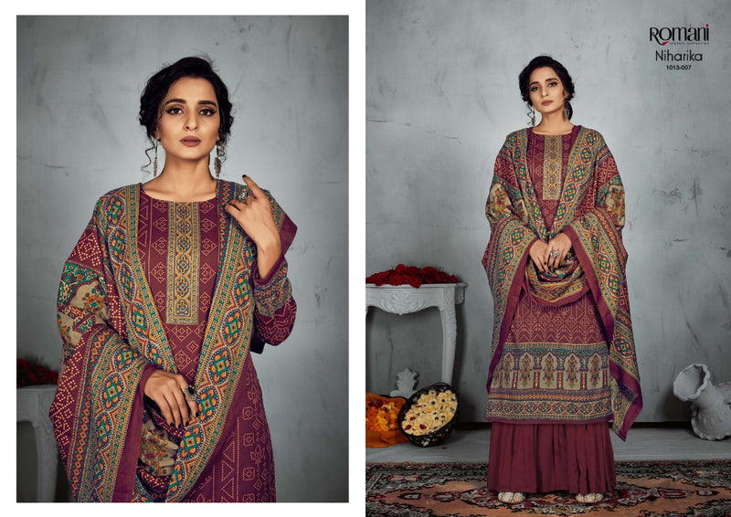 Romani Niharika Soft Cotton Printed Party Wear Salwar Kameez