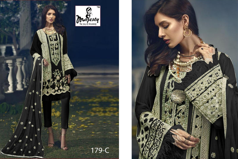 Majesty Rose Edition Vol 2 Fox Georgette Designer Pakistani Style Salwar Kameez