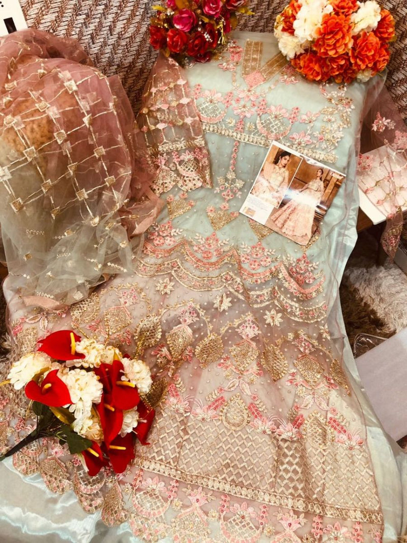 Fepic Rosemeen C 1141 Shaded Butterfly Net Wedding Wear Designer Salwar Kameez