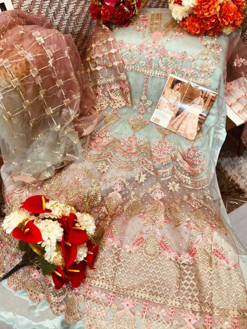 Fepic Rosemeen C 1141 Shaded Butterfly Net Wedding Wear Designer Salwar Kameez