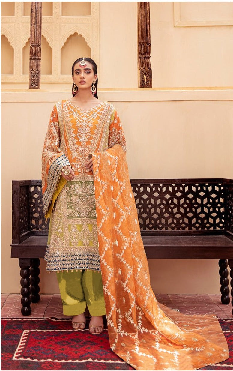 Fepic Rosemmen C 1178 Organza Stylish Designer Party Wear Pakistani Style Salwar Suit