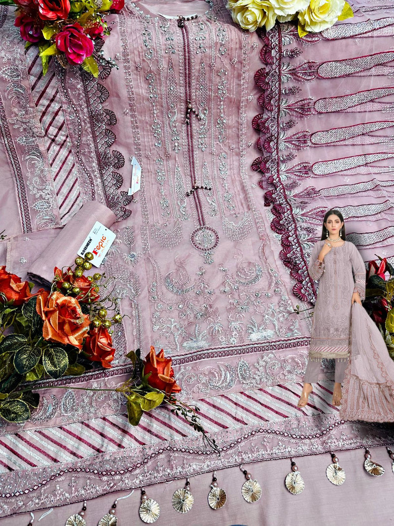 Fepic Rosemeen C 1258 Organza With Beautiful Work Stylish Designer Wedding Look Salwar Kameez