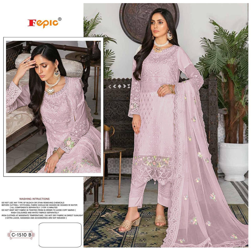 Fepic Rosemeen C 1510 B Georgette With Fancy Embroidery Work Stylish Designer Pakistani Salwar Kameez