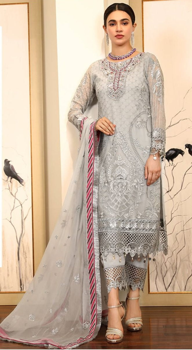 Fepic Rosemeen D 1177 Georgette Designer Pakistani Style Embroidered Party Wear Salwar Kameez