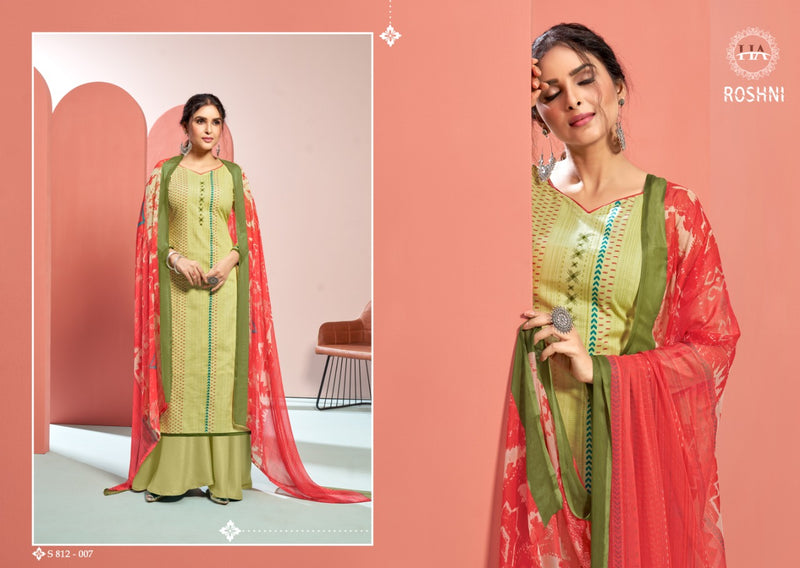 Harshit Fashion Hub Roshni Jam Cotton Stylish Fancy Printed Party Wear Salwar Suits