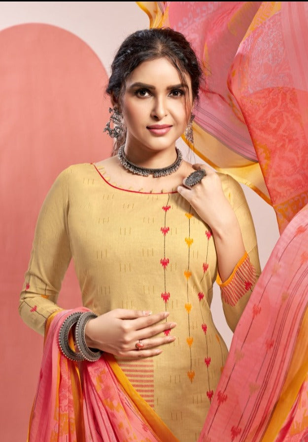 Harshit Fashion Hub Roshni Jam Cotton Stylish Fancy Printed Party Wear Salwar Suits