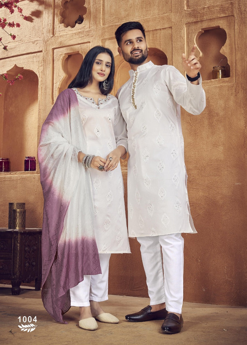 Banwery Royal Couple Vol 11 Jacquard Silk With Heavy Beautiful Work Stylish Designer Fancy Kurti