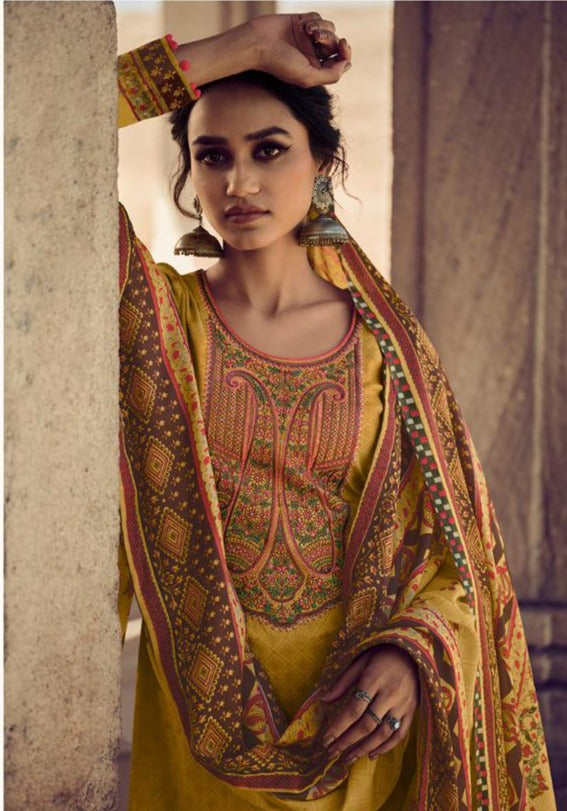 Hermitage Clothing Roz Meher Lawn Cotton Party Wear Salwar Kameez With Embroidery & Digital Print