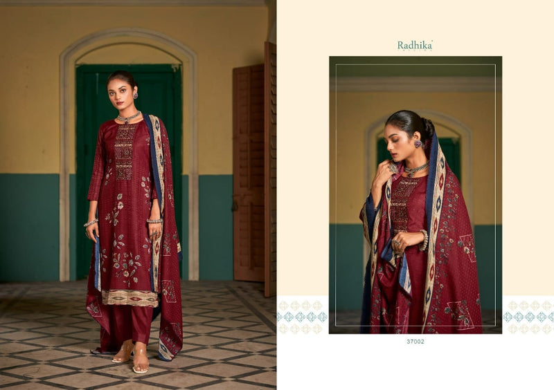 Radhika Fashion Rubina Pashmina With Beautiful Printed Work Stylish Designer Casual Look Salwar Suit