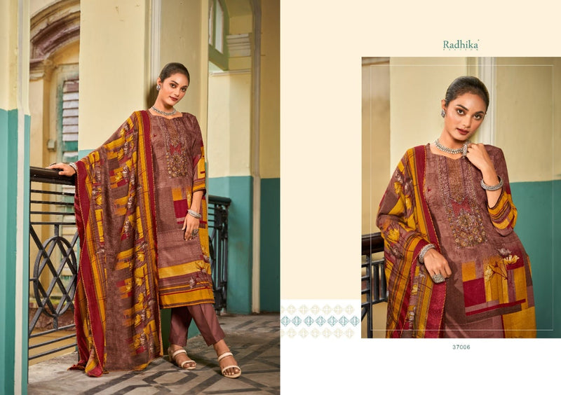 Radhika Fashion Rubina Pashmina With Beautiful Printed Work Stylish Designer Casual Look Salwar Suit