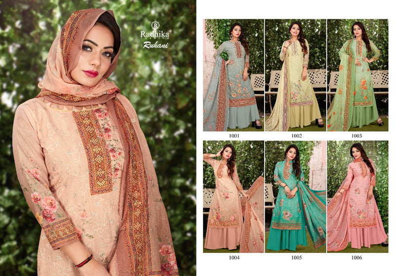 Radhika Fashion Azara Ruhani Cotton Digital Printed Festive Wear Salwar Suits