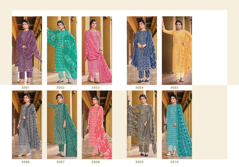 Radha Fab Rumy Vol 3 Cotton Casual Wear Salwar Suits With Fancy Prints