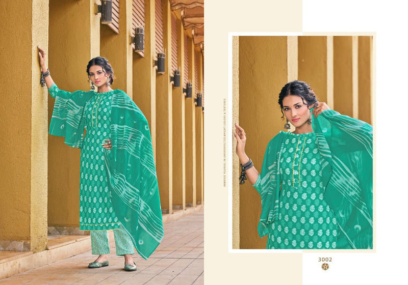 Radha Fab Rumy Vol 3 Cotton Casual Wear Salwar Suits With Fancy Prints