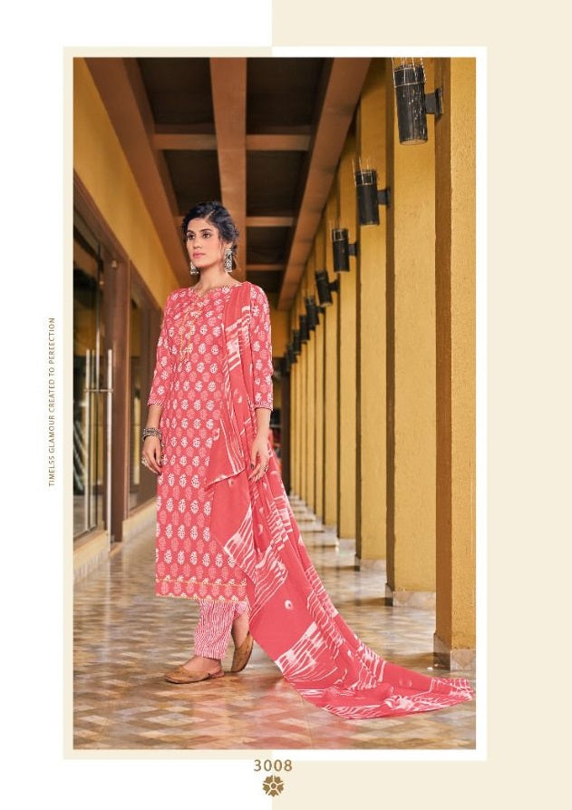 Radha Fab Rumy Vol 3 Cotton Casual Wear Salwar Suits With Fancy Prints