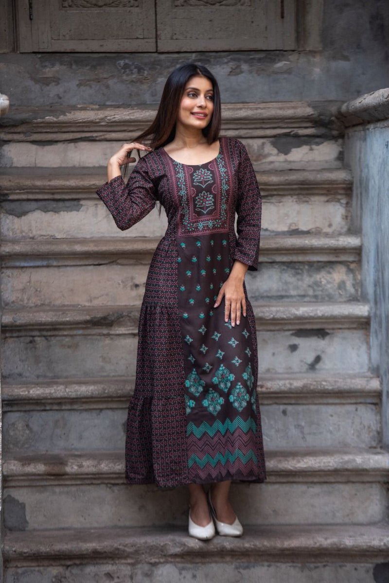 Woolen Frock Kurti for Winter