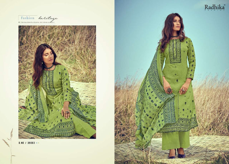 Radhika Presents Azara Vol 39 Jam Cotton Fancy Designer Exclusive Salwar Suits With Dupatta