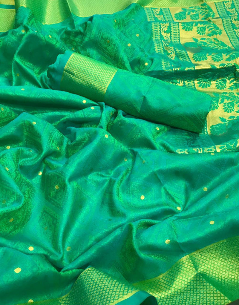 Rajtex Kanjeepuram Silk Fency Traditional Saree