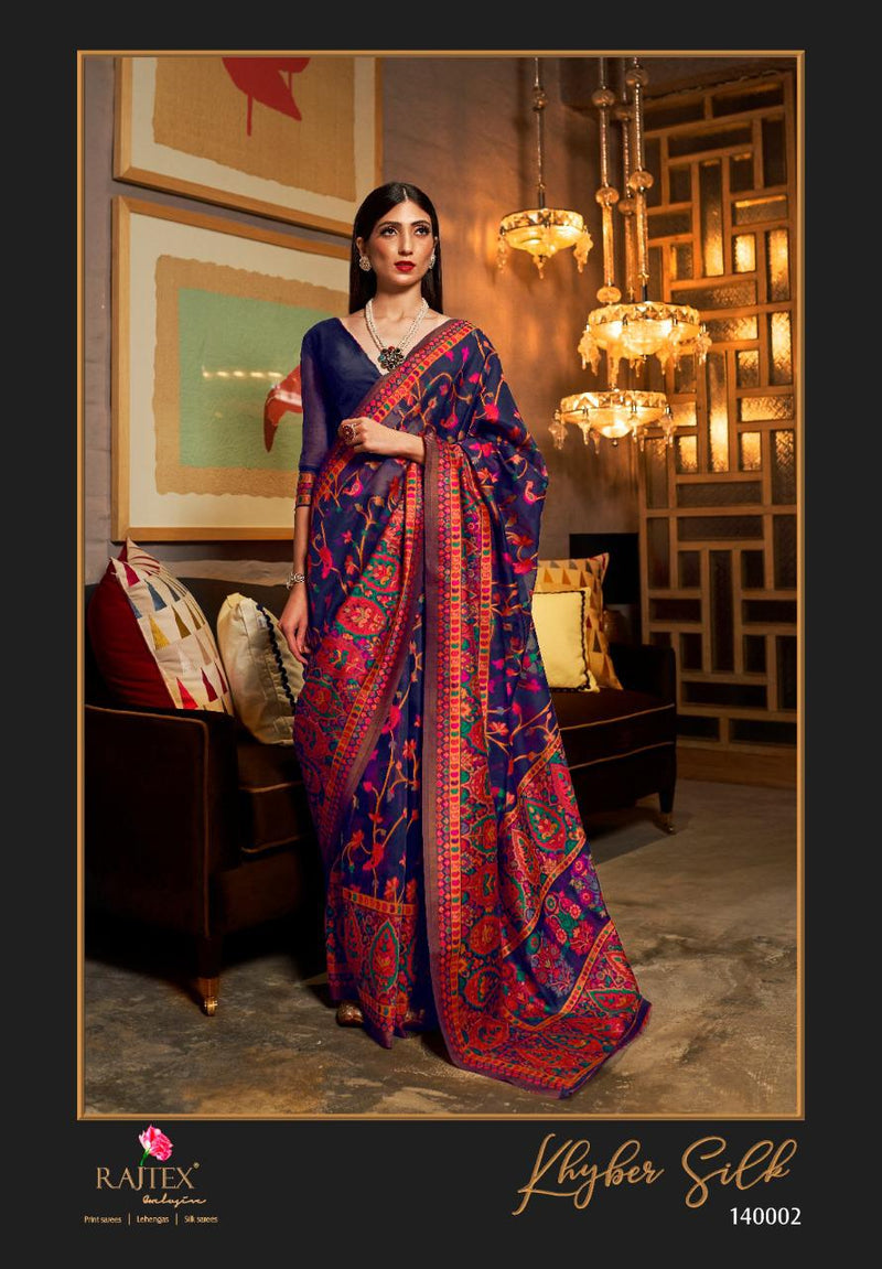 Rajtex Khyber Silk Weaving Modal Pure Kashmiri Designer Saree