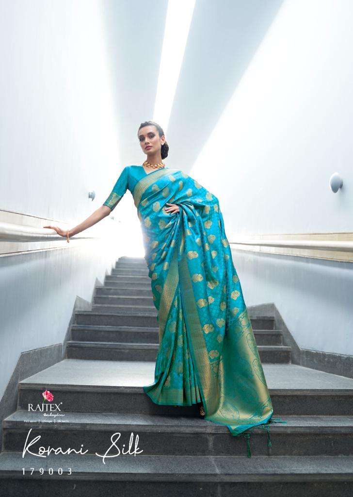 Rajtex Korani Silk Handlom Weaving Fency Designer Saree