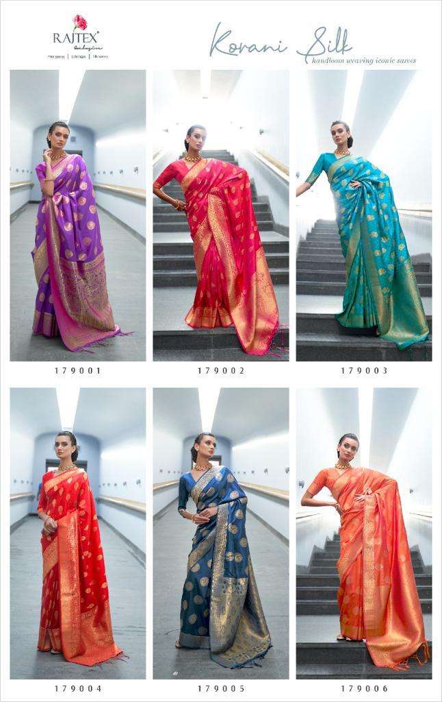 Rajtex Korani Silk Handlom Weaving Fency Designer Saree