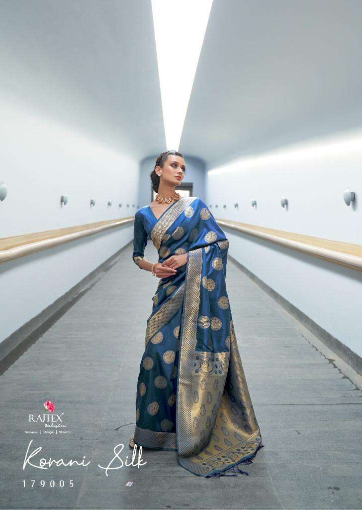 Rajtex Korani Silk Handloom Weaving Fancy Saree