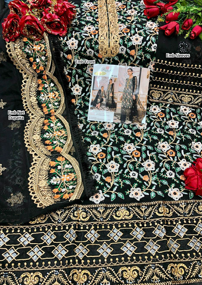 Ramsha Suit R 430 Georgette Embroidered Work Pakistani Salwar Suit