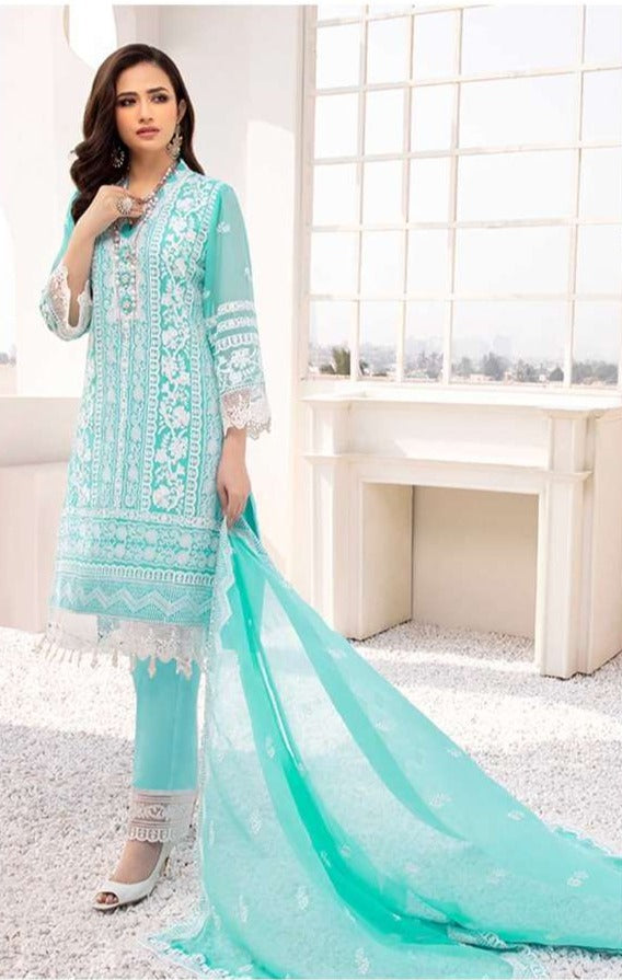 Ramsha Vol 13 Series 315-318 Georgette With Heavy Embroidery Work Pakistani Salwar Suits