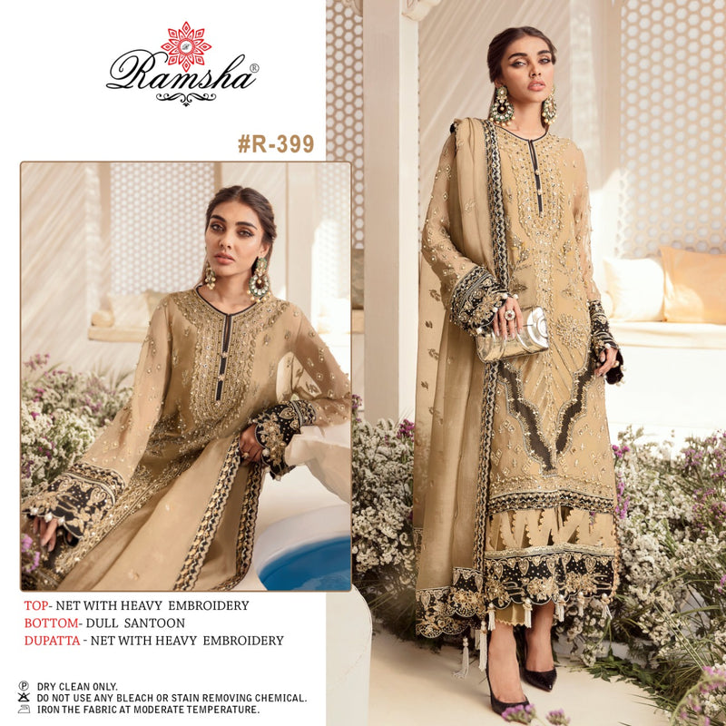 Ramsha Vol  31 Butterfly net With Heavy Embroidery Work Salwar Suit