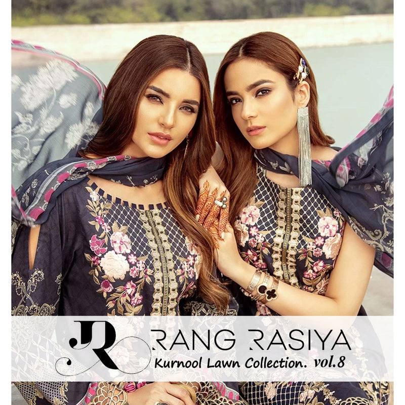 Rang Rasiya Kurnool Lawn Collection Vol 8 Pure Lawn Pakistani Printed Salwar Kameez