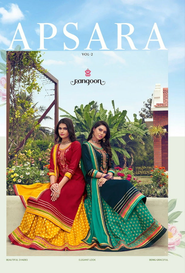 Rangoon Apsara Vol 2 Jam Silk Kurti With Botton & Dupatta Designer Wear