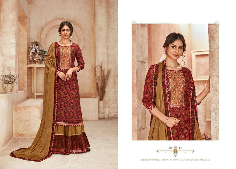 Rangoon Launch By Naira Cambric Cotton With Embroidery Work Exclusive Designer Salwar Suit