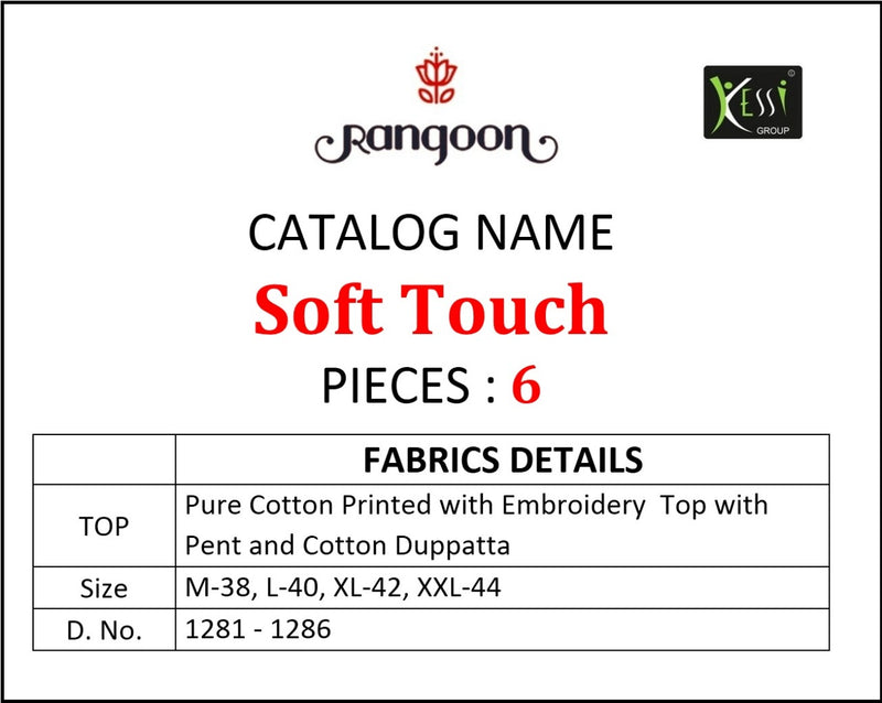 Rangoon Launch By Soft Touch Cotton With Embrodiery Work Exclusive Fancy Readymade Kurtis