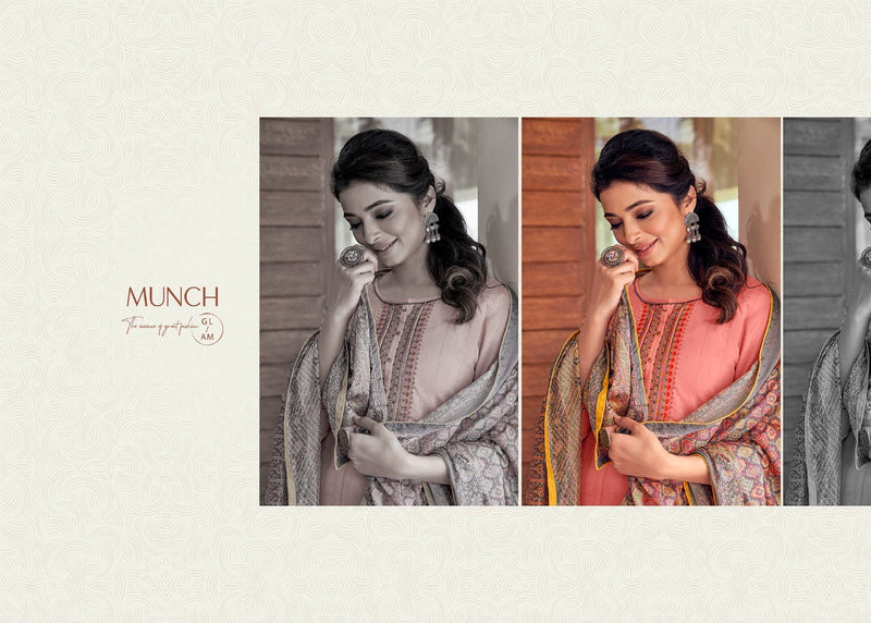 Rangoon Munch Pure Muslin With Sequance Embroidery Work Exclusive Readymade Salwar Suits