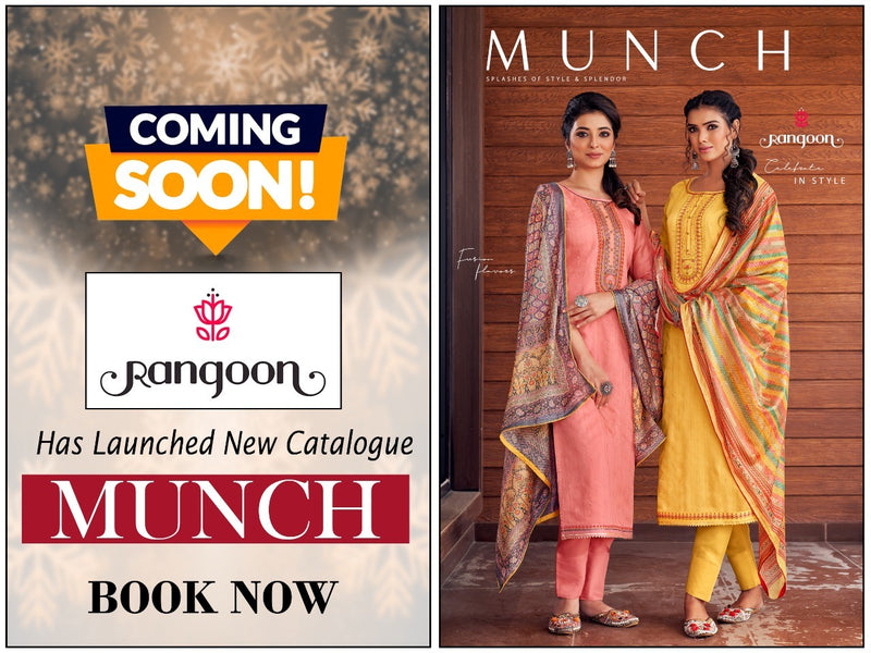 Rangoon Munch Pure Muslin With Sequance Embroidery Work Exclusive Readymade Salwar Suits