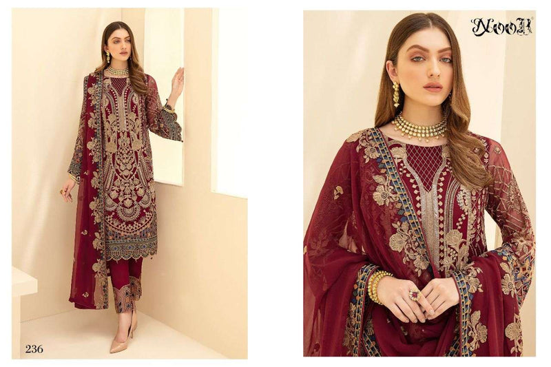 Rangoon Noor Georgette Embroidery Diamond Work Salwar Kameez