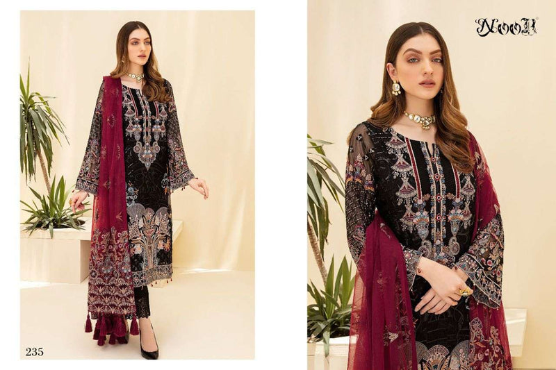 Rangoon Noor Georgette Embroidery Diamond Work Salwar Kameez