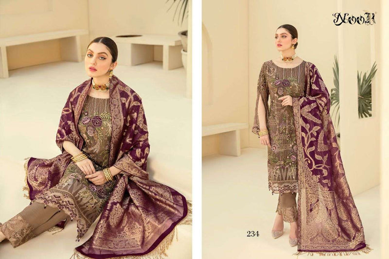 Rangoon Noor Georgette Embroidery Diamond Work Salwar Kameez