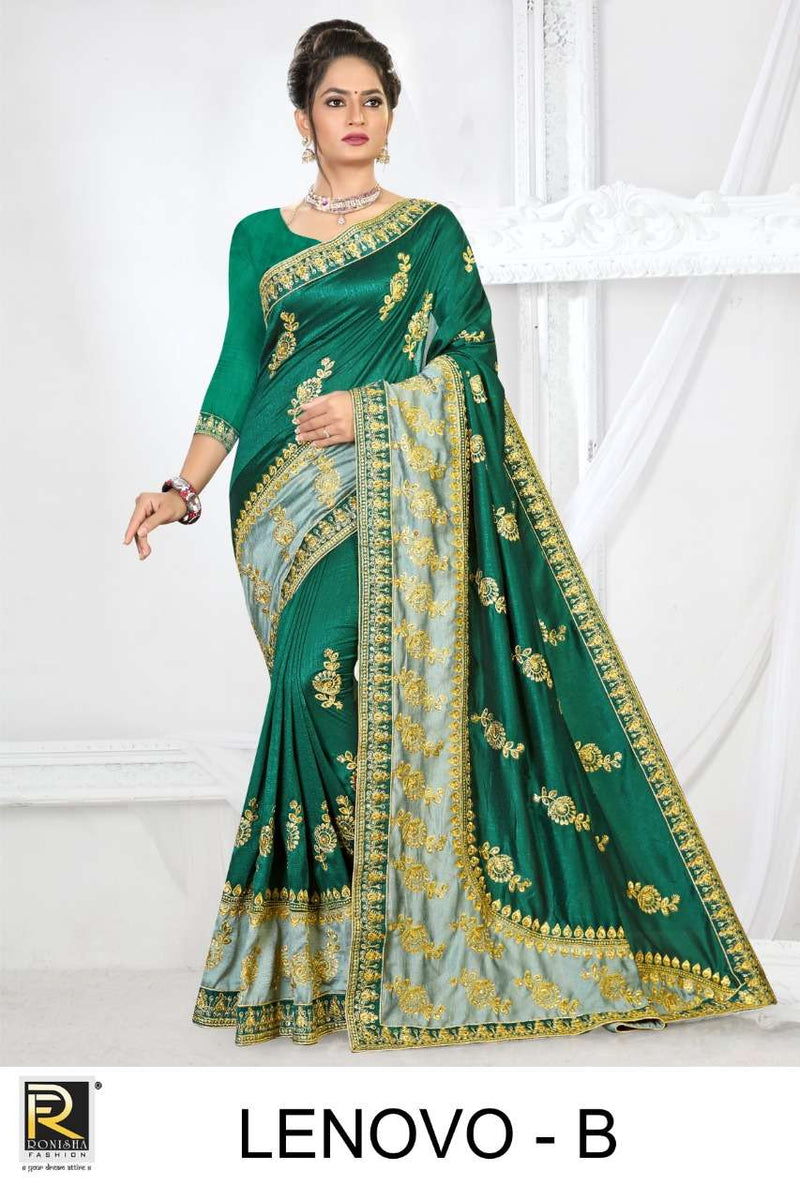 Ranjna Saree Lenovo Vichitra Silk Exclusive saree