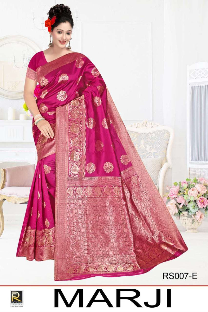 Ranjna Saree Present Marji Silk Heavy Design Printed Exclusive Fancy Casual Wear Saree
