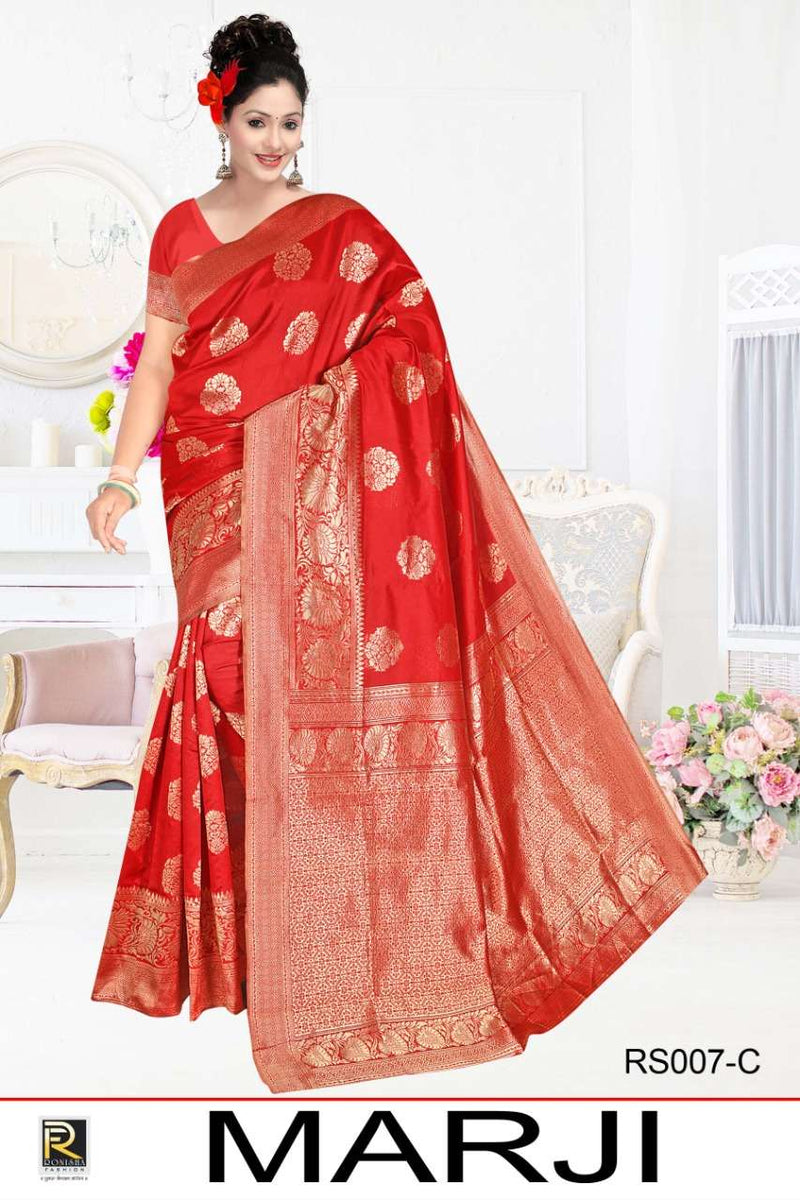Ranjna Saree Present Marji Silk Heavy Design Printed Exclusive Fancy Casual Wear Saree